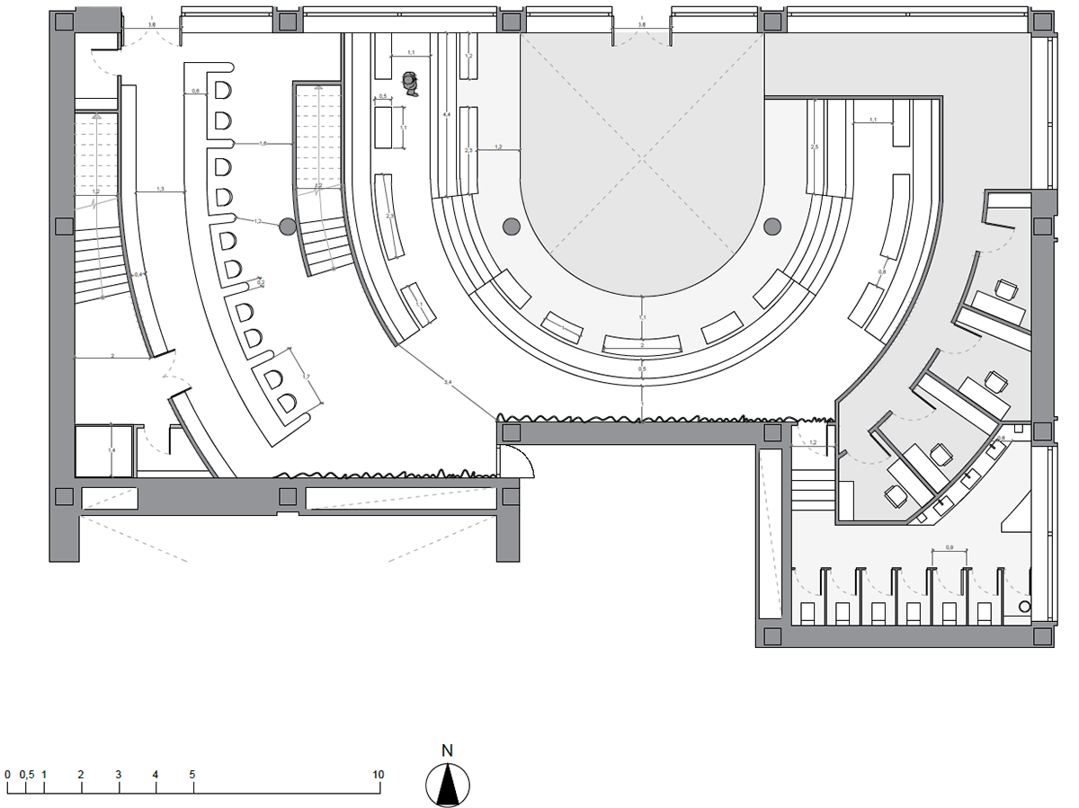 Proposed Floor Plan with Dimensions (Ground Floor Plan)