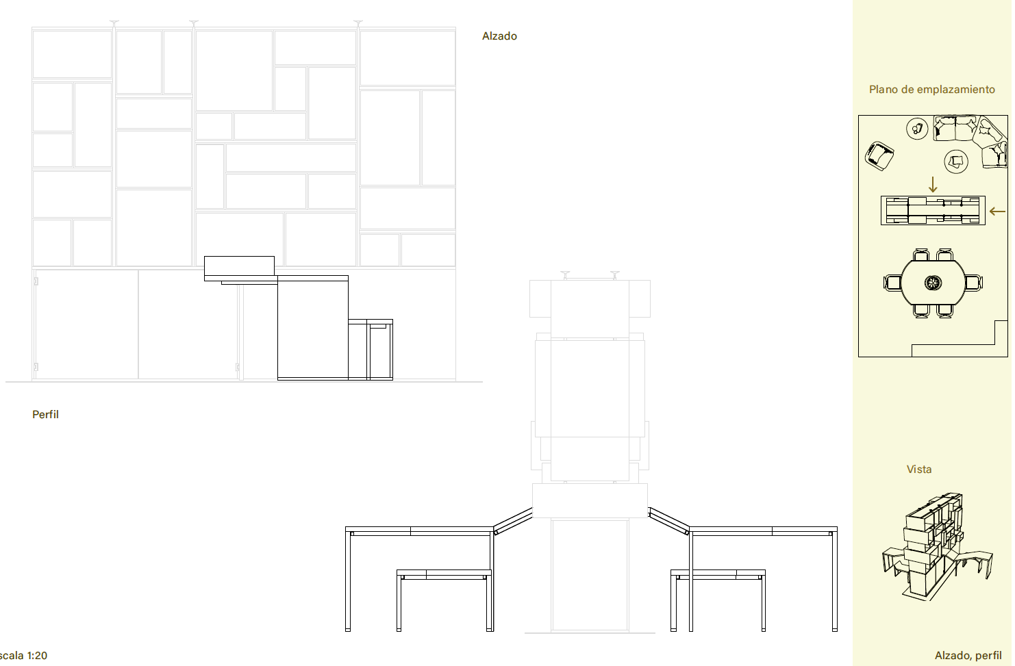Dimensioned Elevation and Side View
