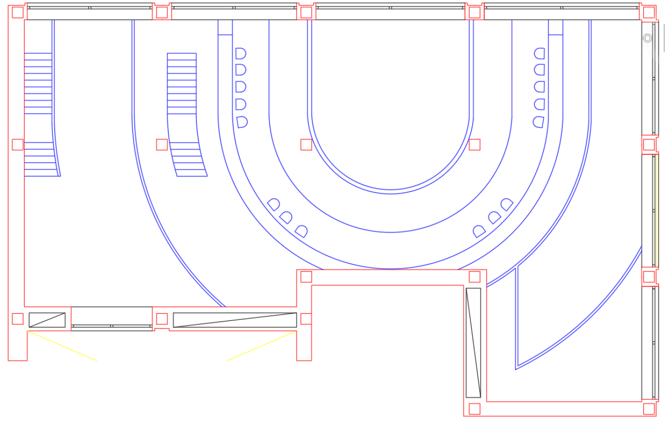 Floor plan concept: Iteration 2 (Second Floor Plan)