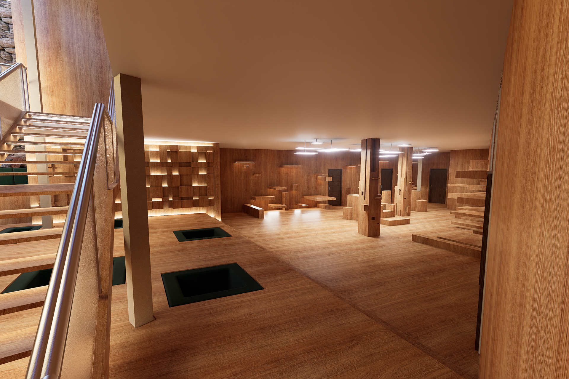 Staircase / Multifunctional Corridor