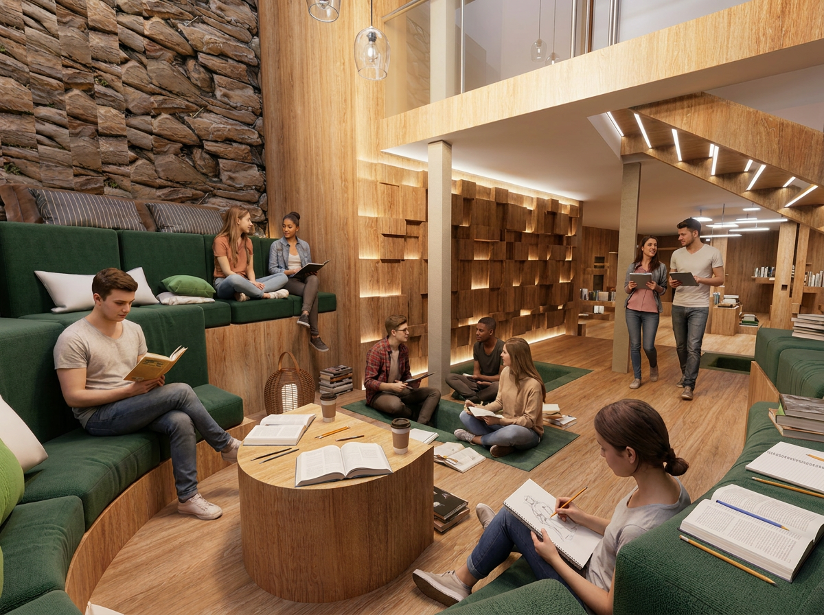 Lounge with Tiered Seating