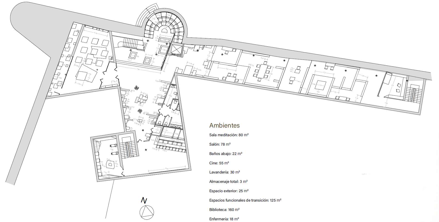 Proposed Floor Plan with Dimensions (Basement Floor)