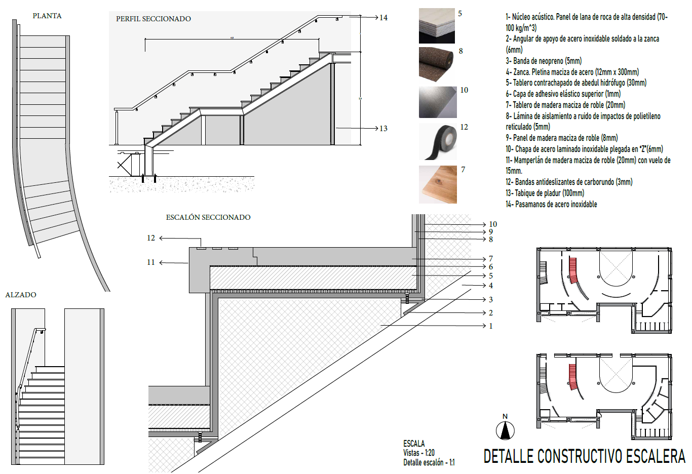 Stair and Tread Construction Detail