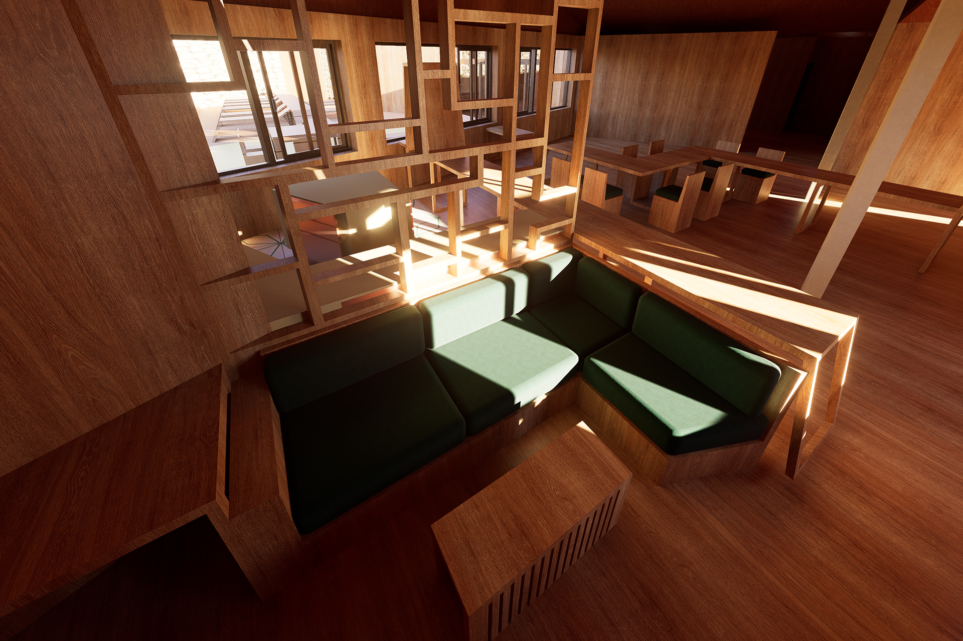 Coffee Lounge / Kitchen / Dining Area