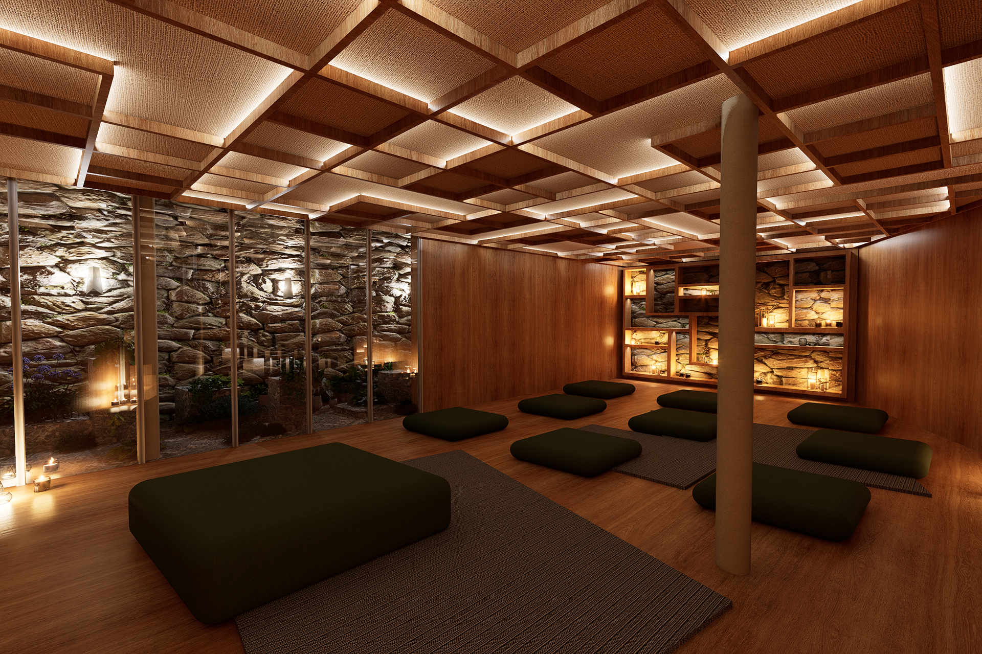 Meditation Room (Night)