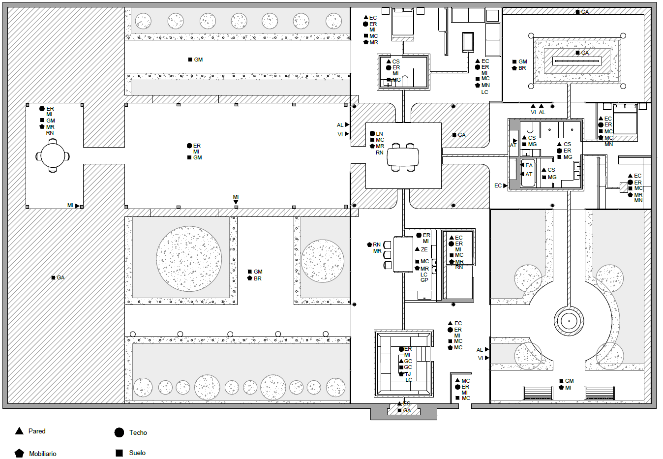 Material finish plan