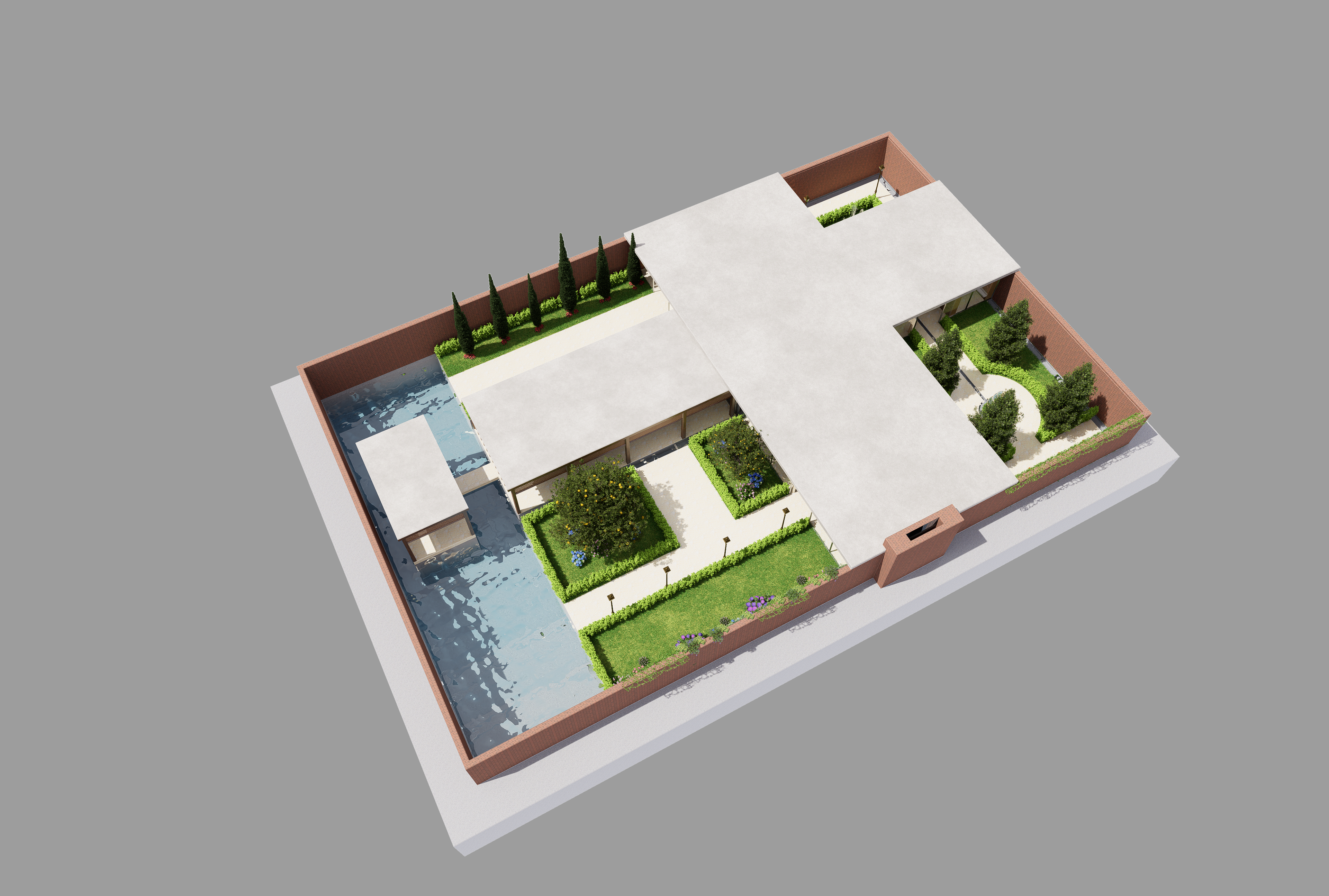 Isometric view (Day)