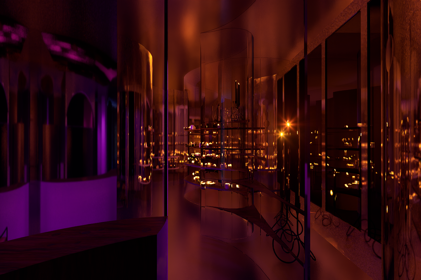 Reception area (Night)