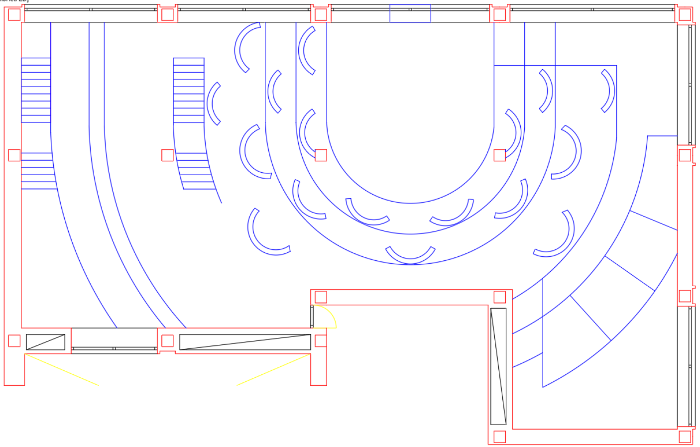 Initial floor plan concept (Ground Floor Plan)