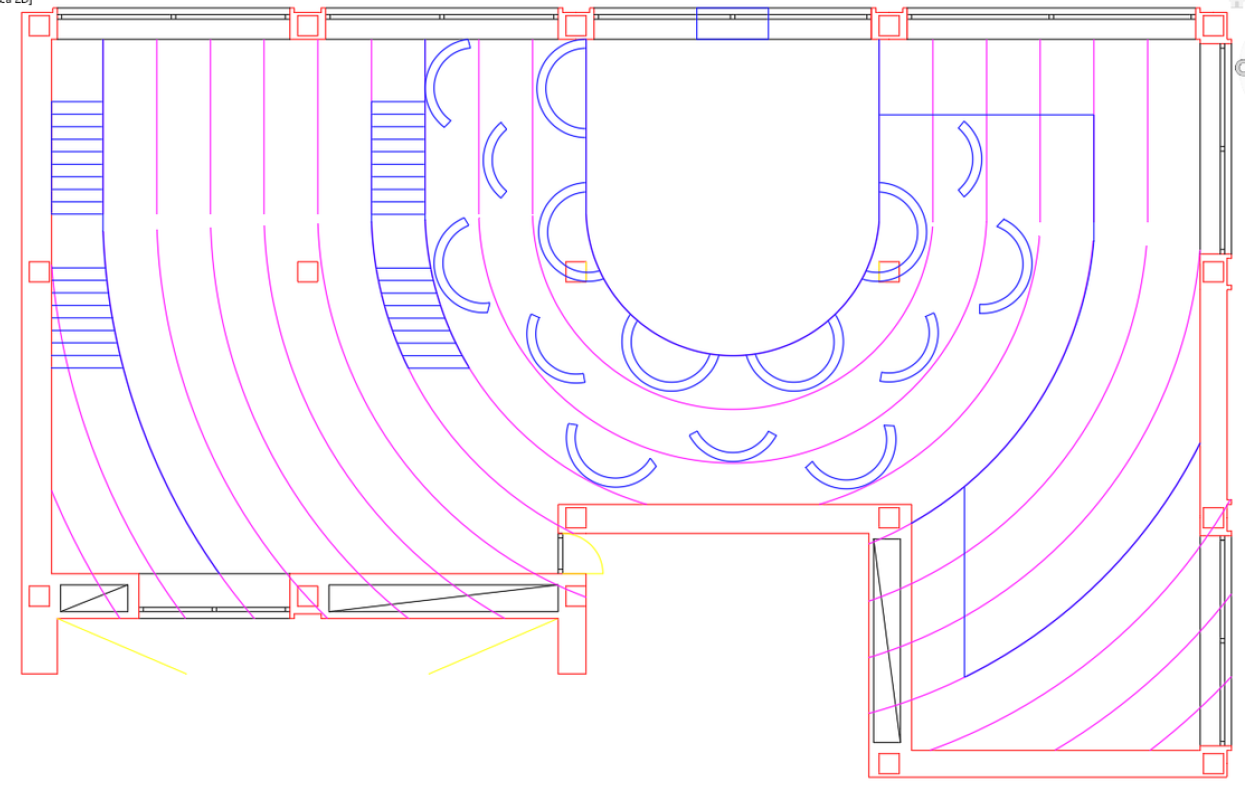Initial floor plan concept (Ground Floor Plan)