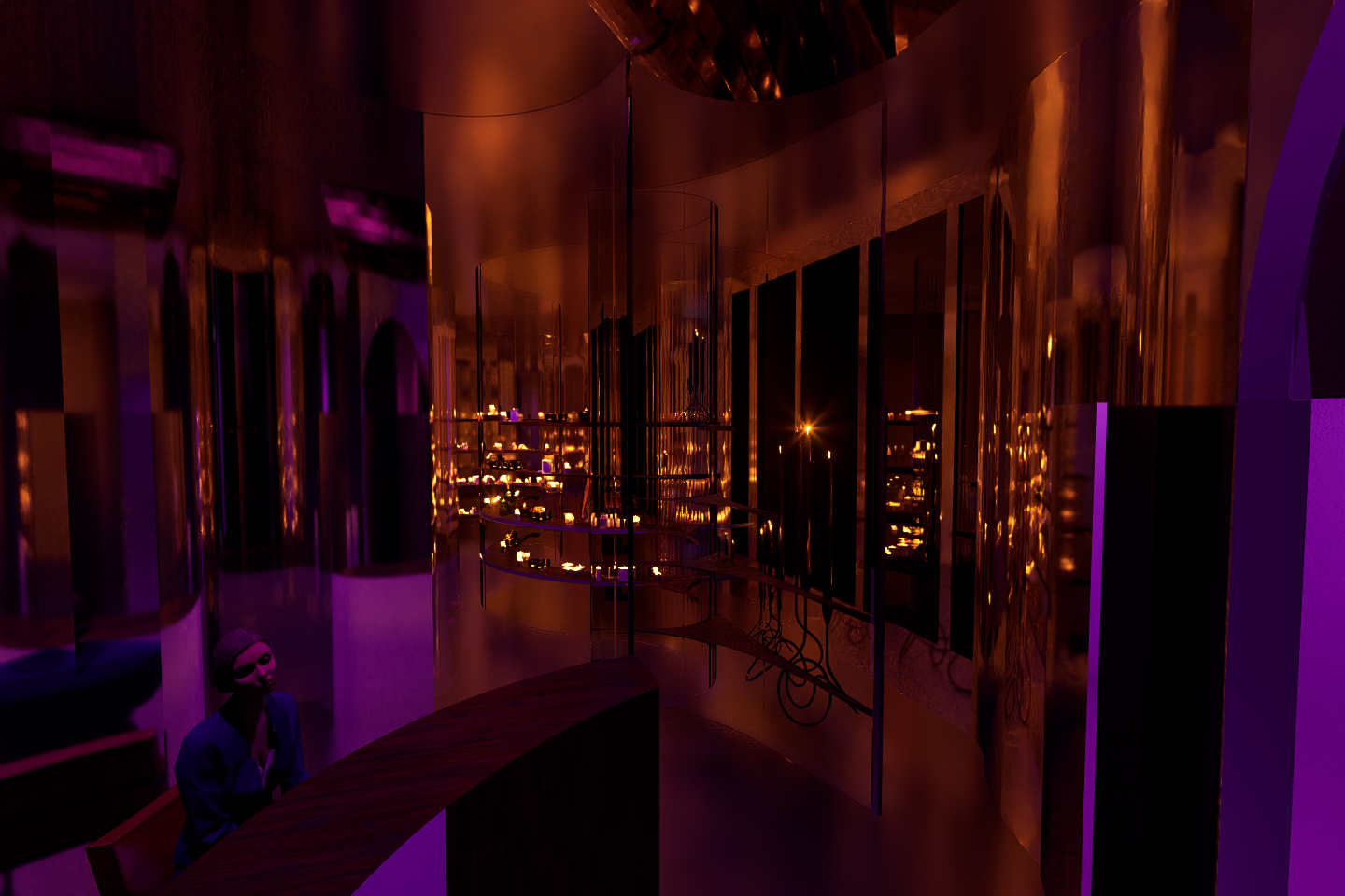Reception area (Night)