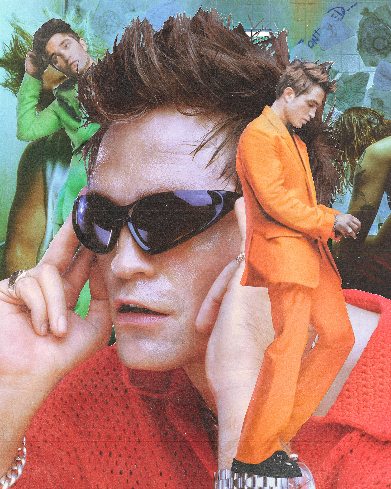 Robert Pattinson for GQ.    Photo by Jack Bridgland