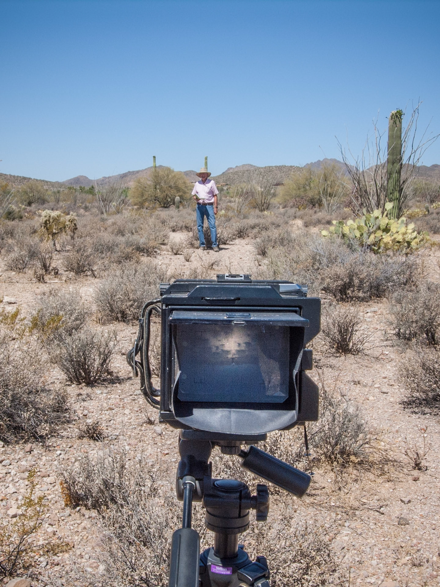 Ray Turner Taking a Repeat Photograph