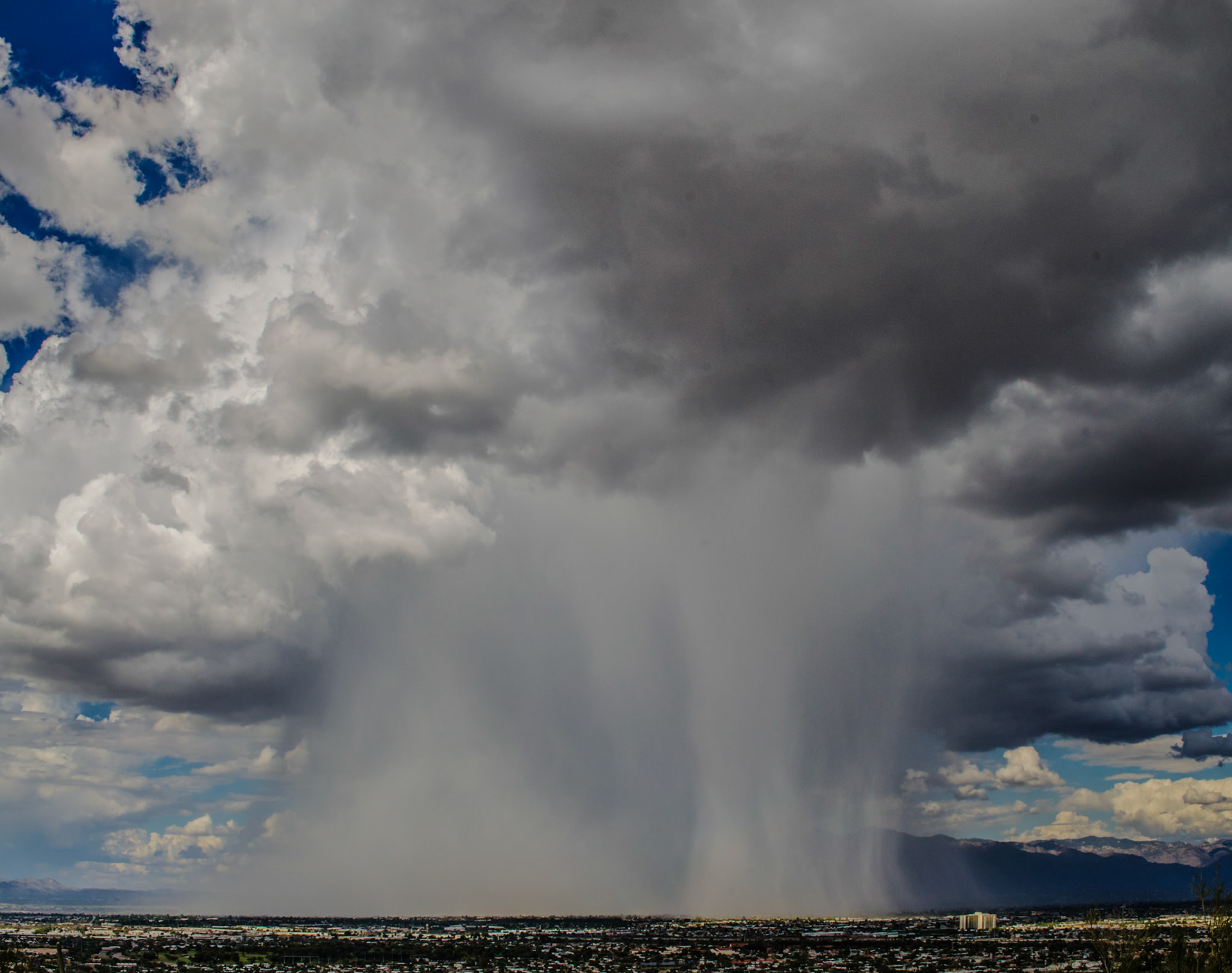 Moving Rain Storm from Tumamoc