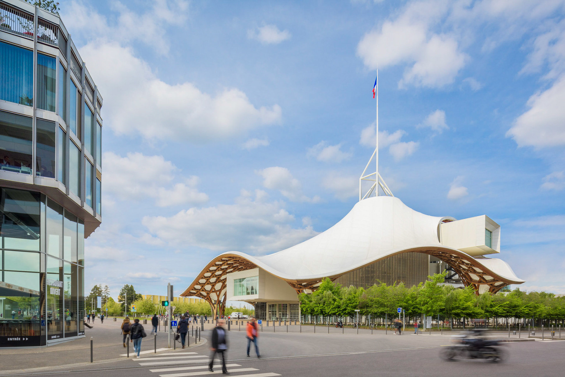 Centre Pompidou-Metz, architectes Jean de Gastines et Shigeru Ban
