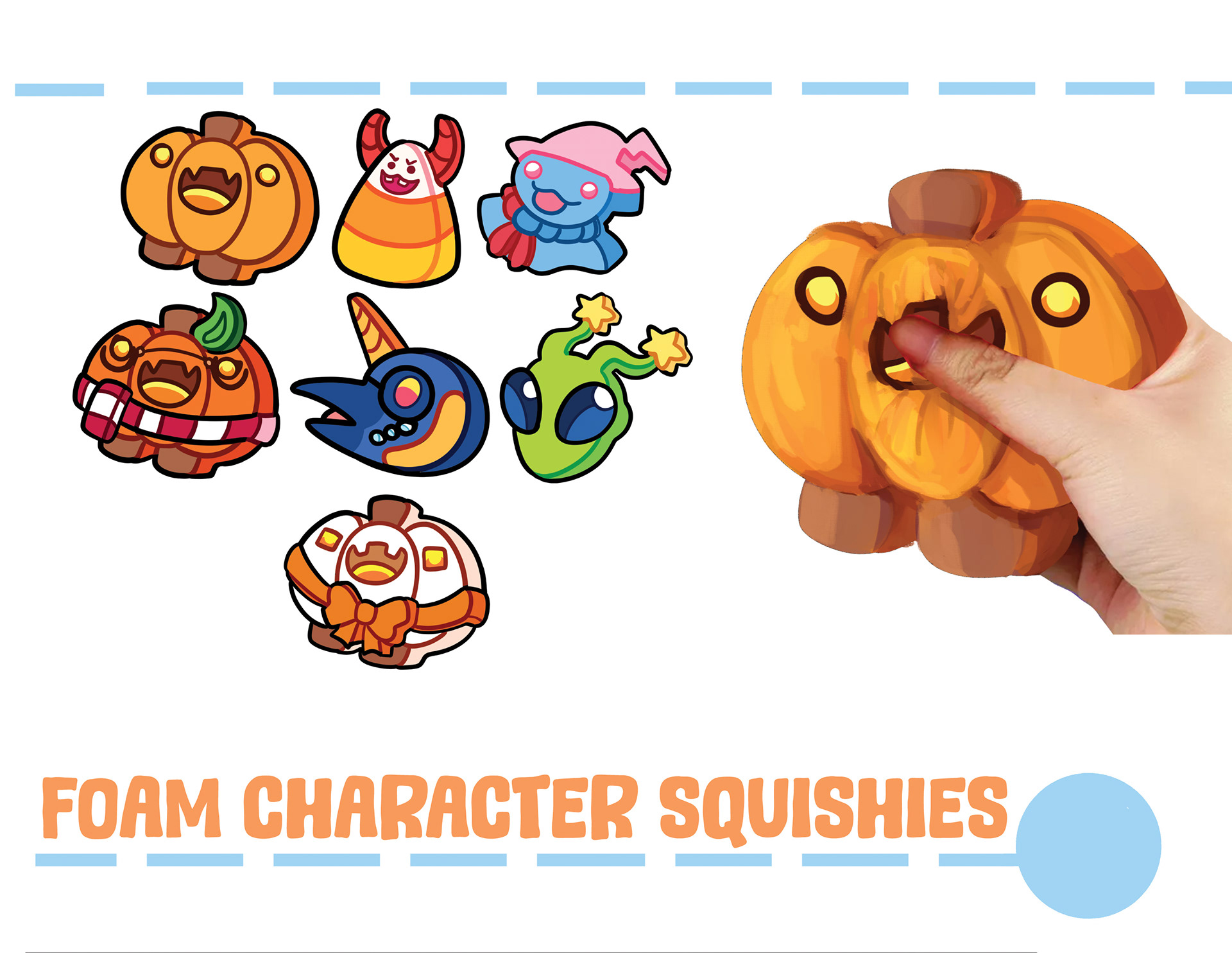 Kasey & Patch- Foam Character Squishies
