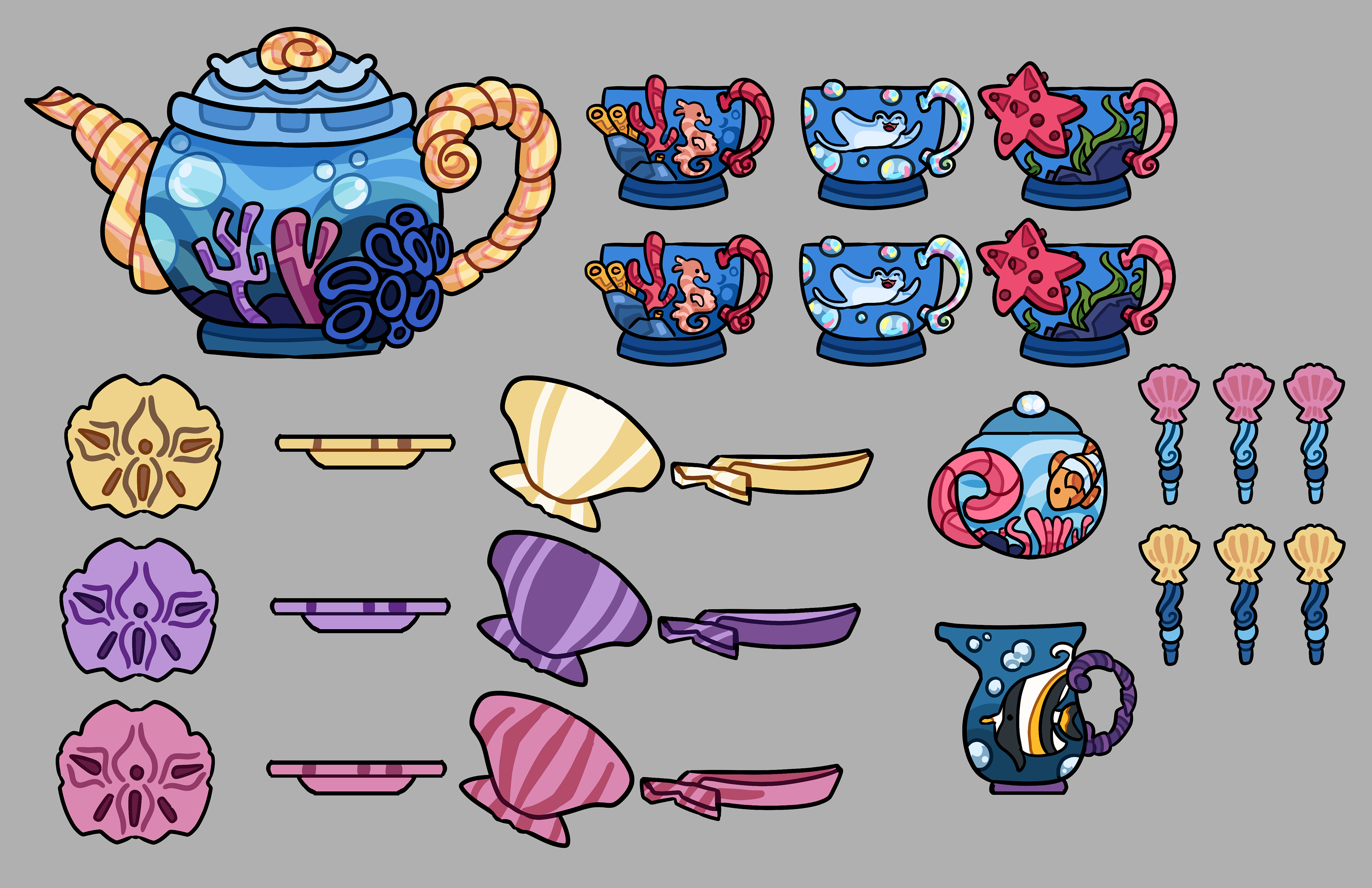 Seashell Tea Party - 2024