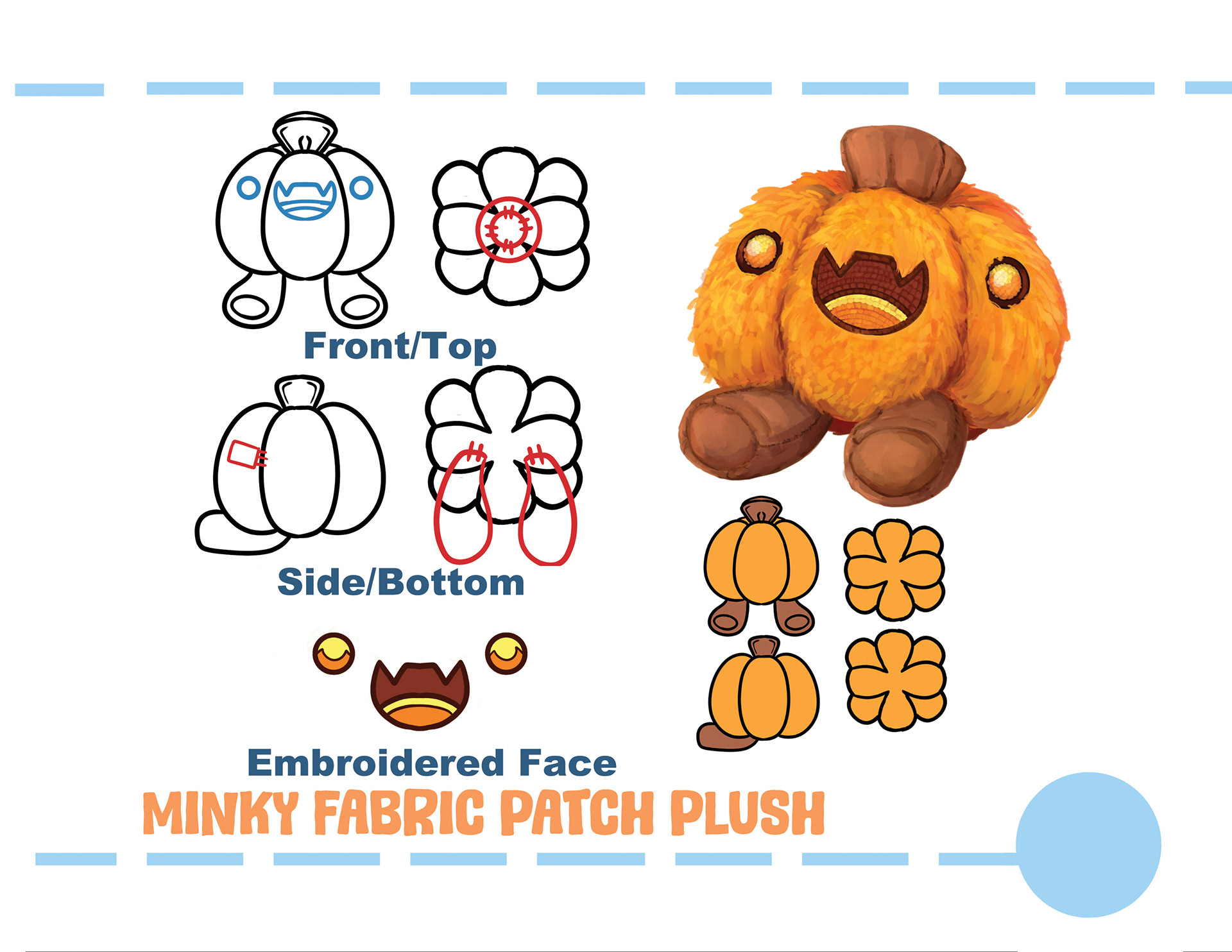 Kasey & Patch- Minky Plush Patch