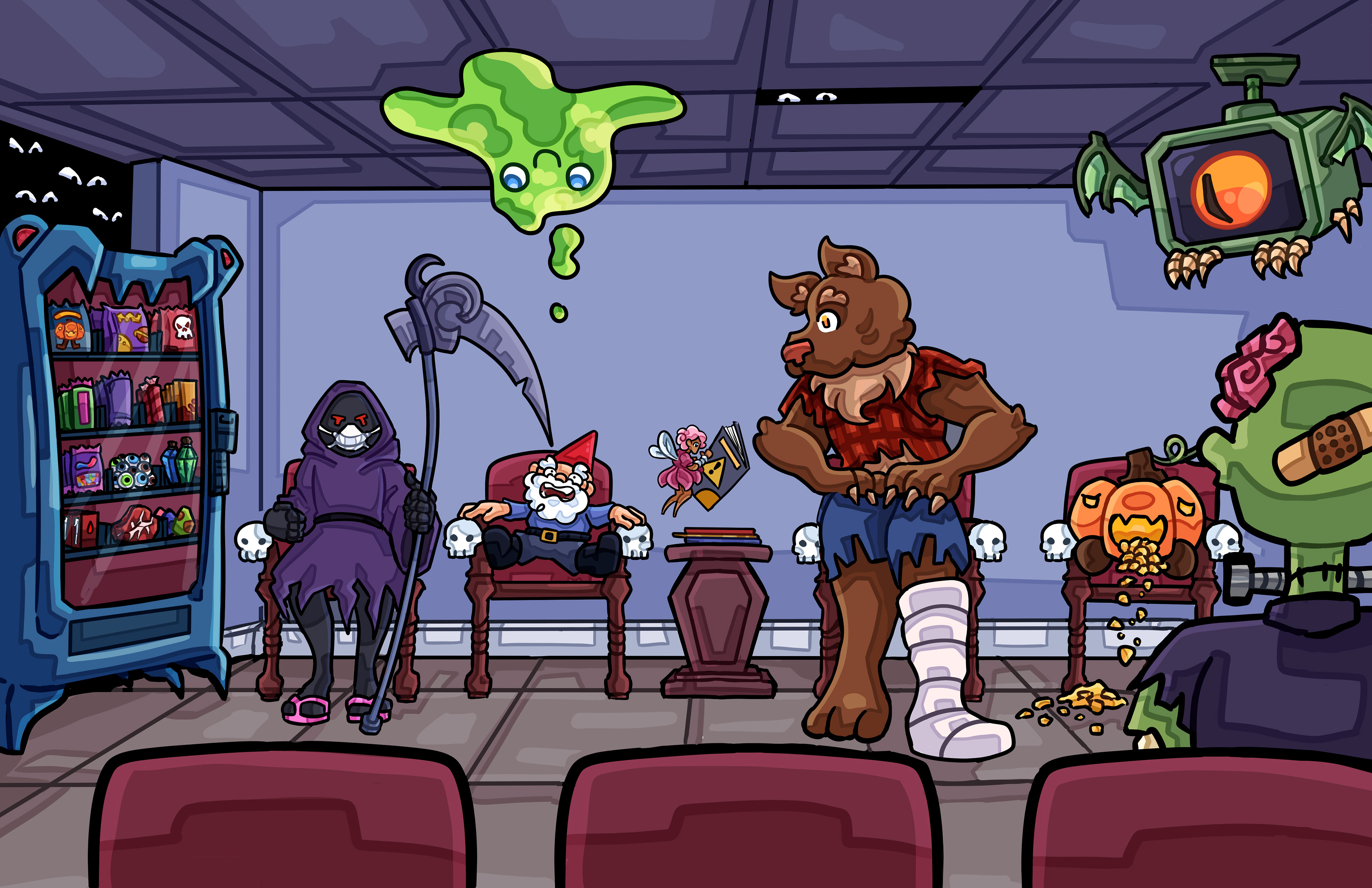 Ghastly Gross Ghouls: Clip Studio Paint - 2024