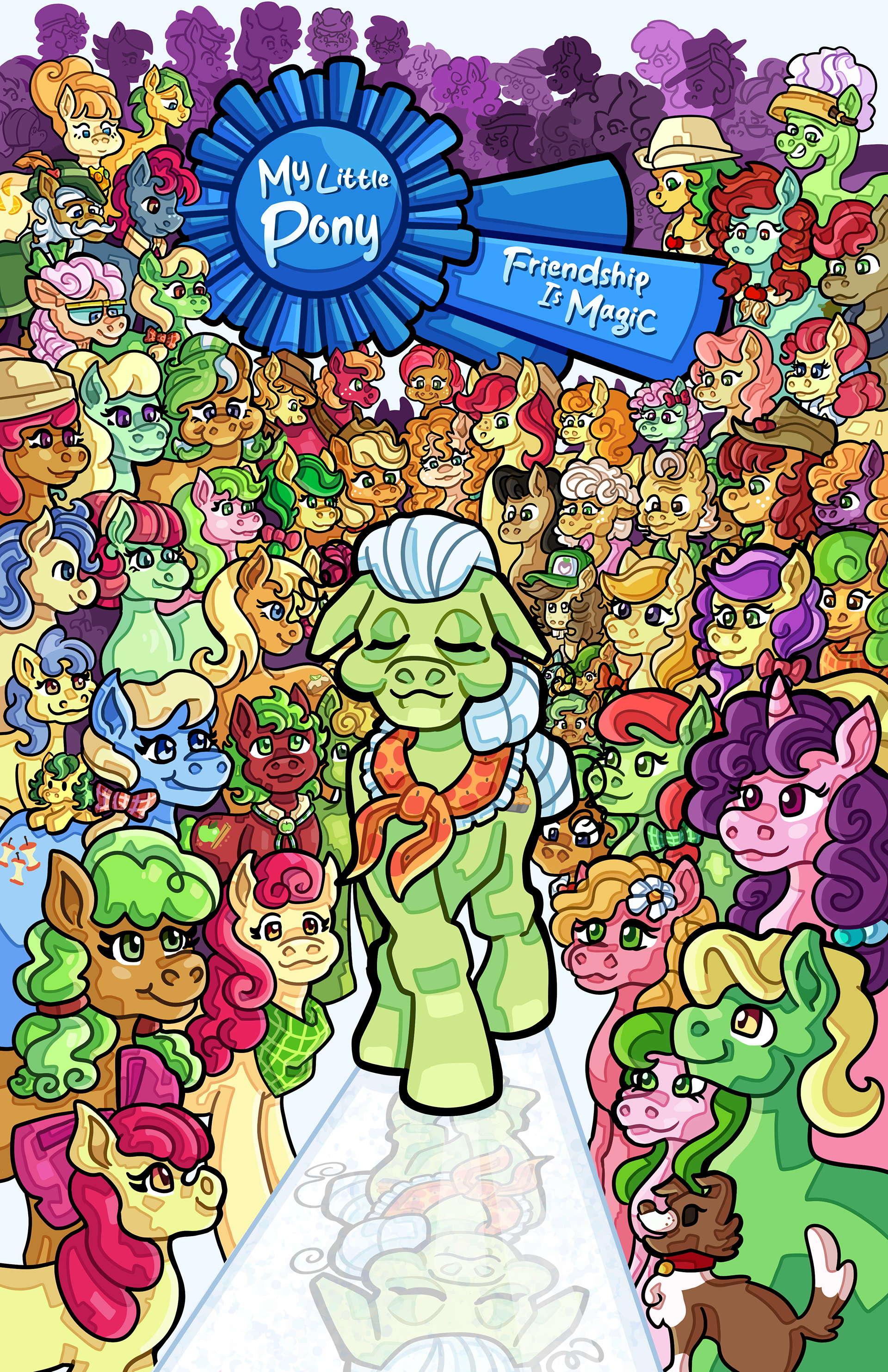 Fanmade My Little Pony Comic Cover: Clip Studio Paint - 2023