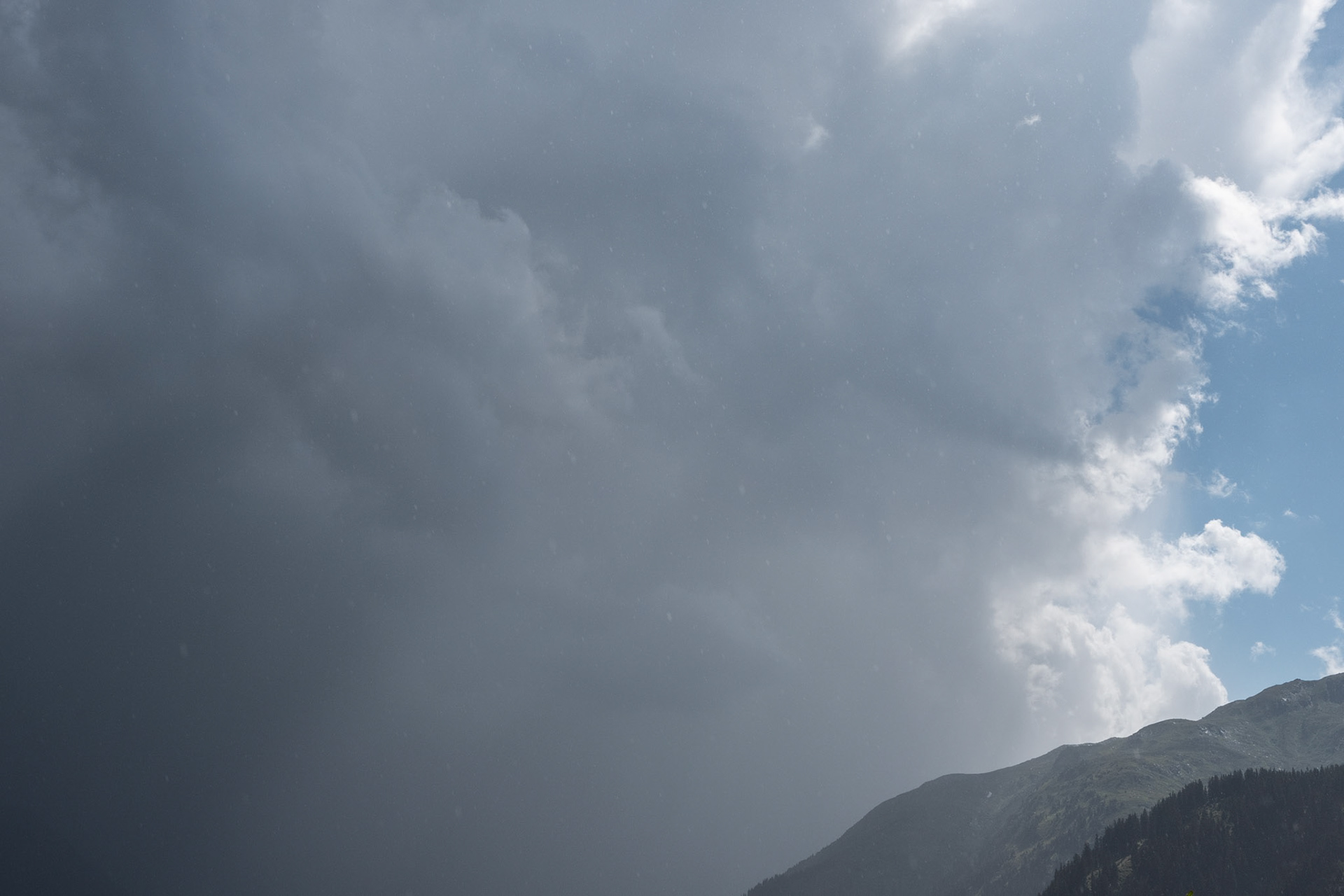 Thunderstorm over Curaglia