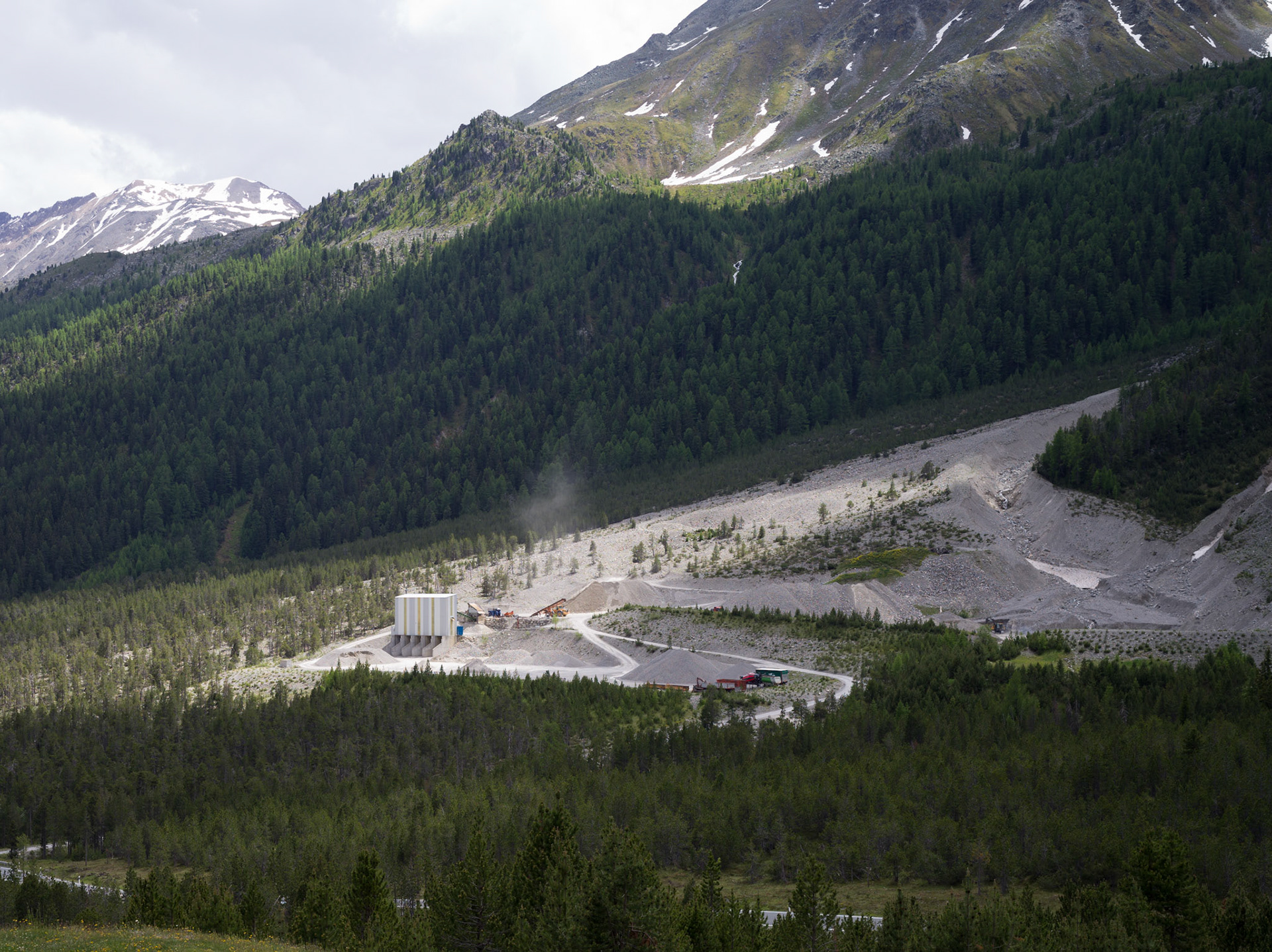 Gravel quarry