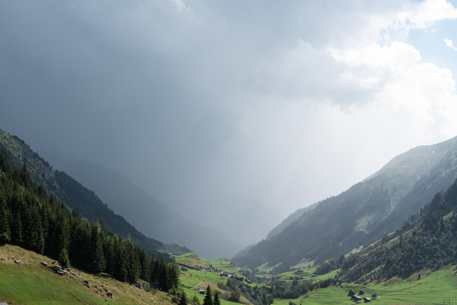 Thunderstorm over Curaglia