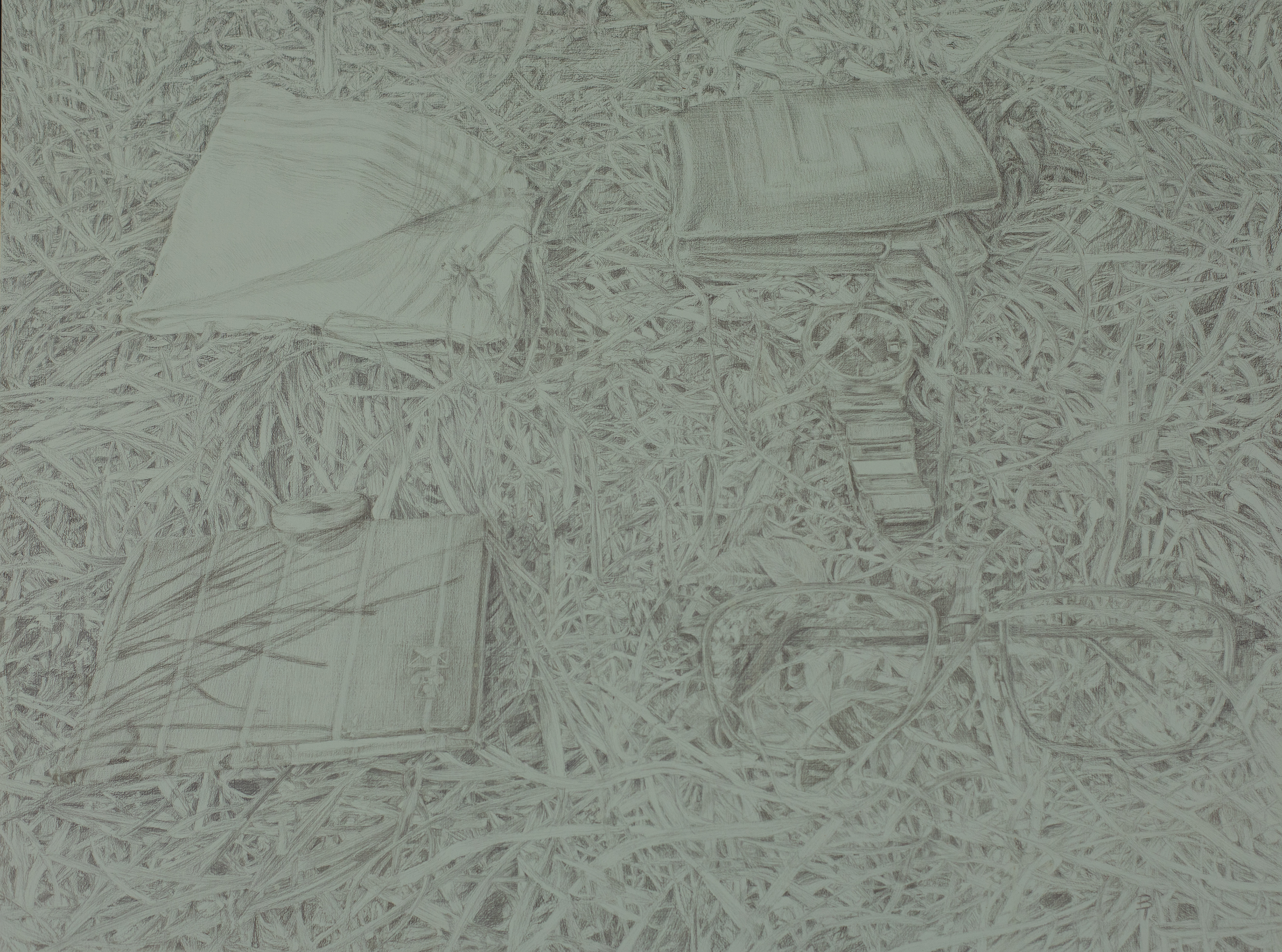 Dad, 12"x16", Silverpoint