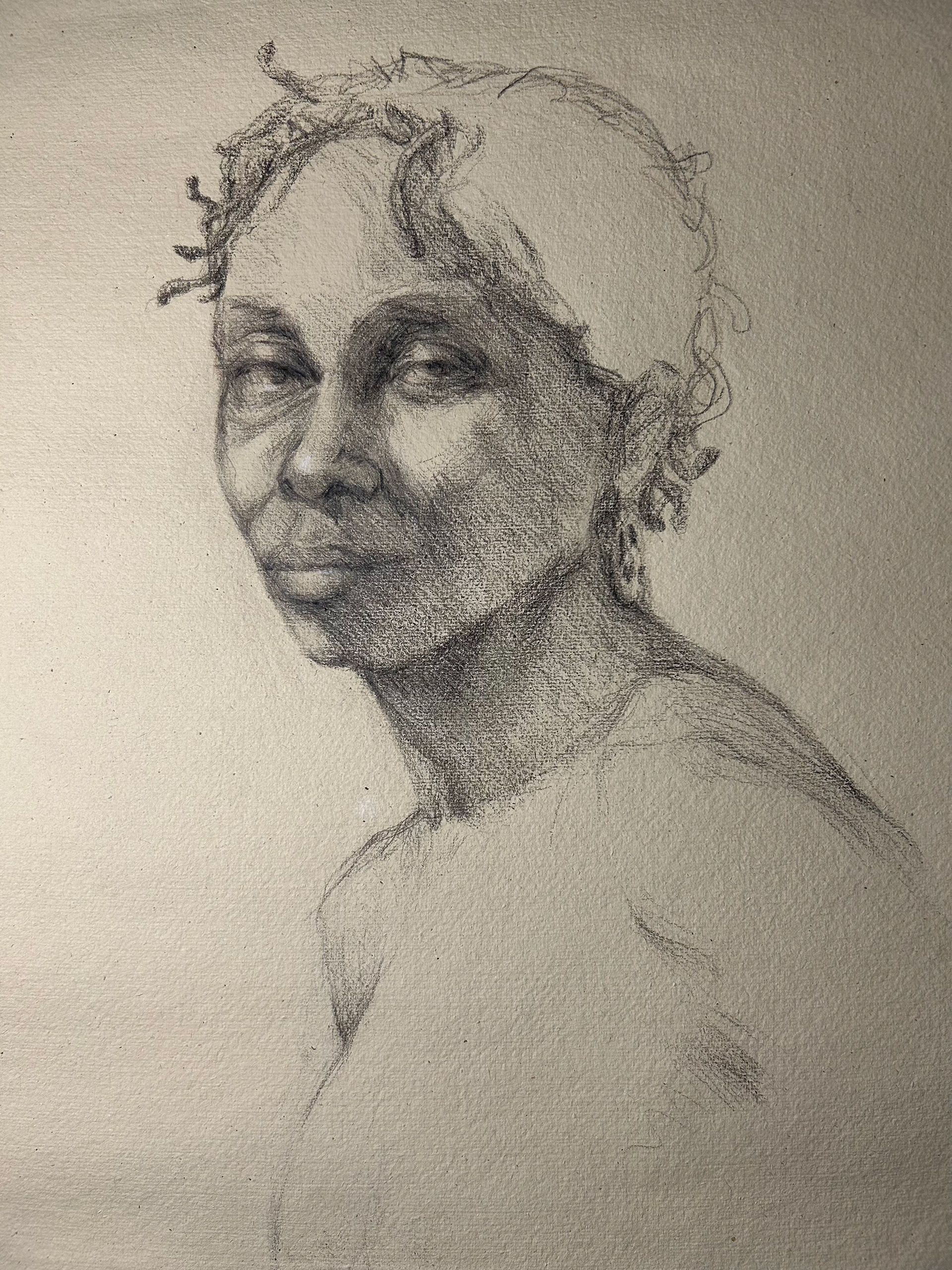 Iris, Watercolor pencil