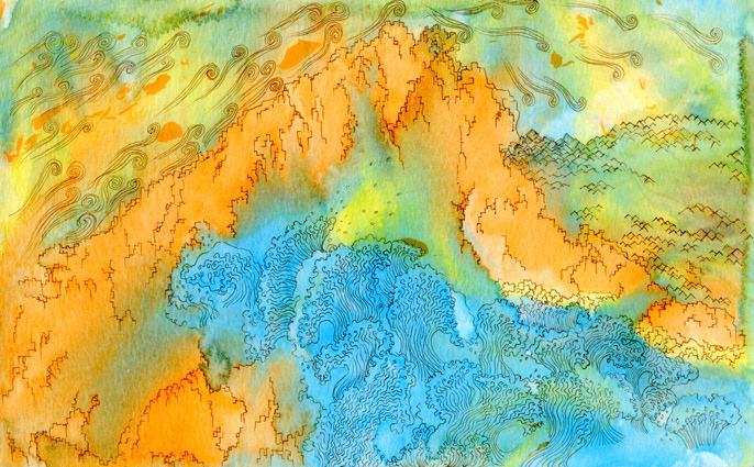 9.5"x6"