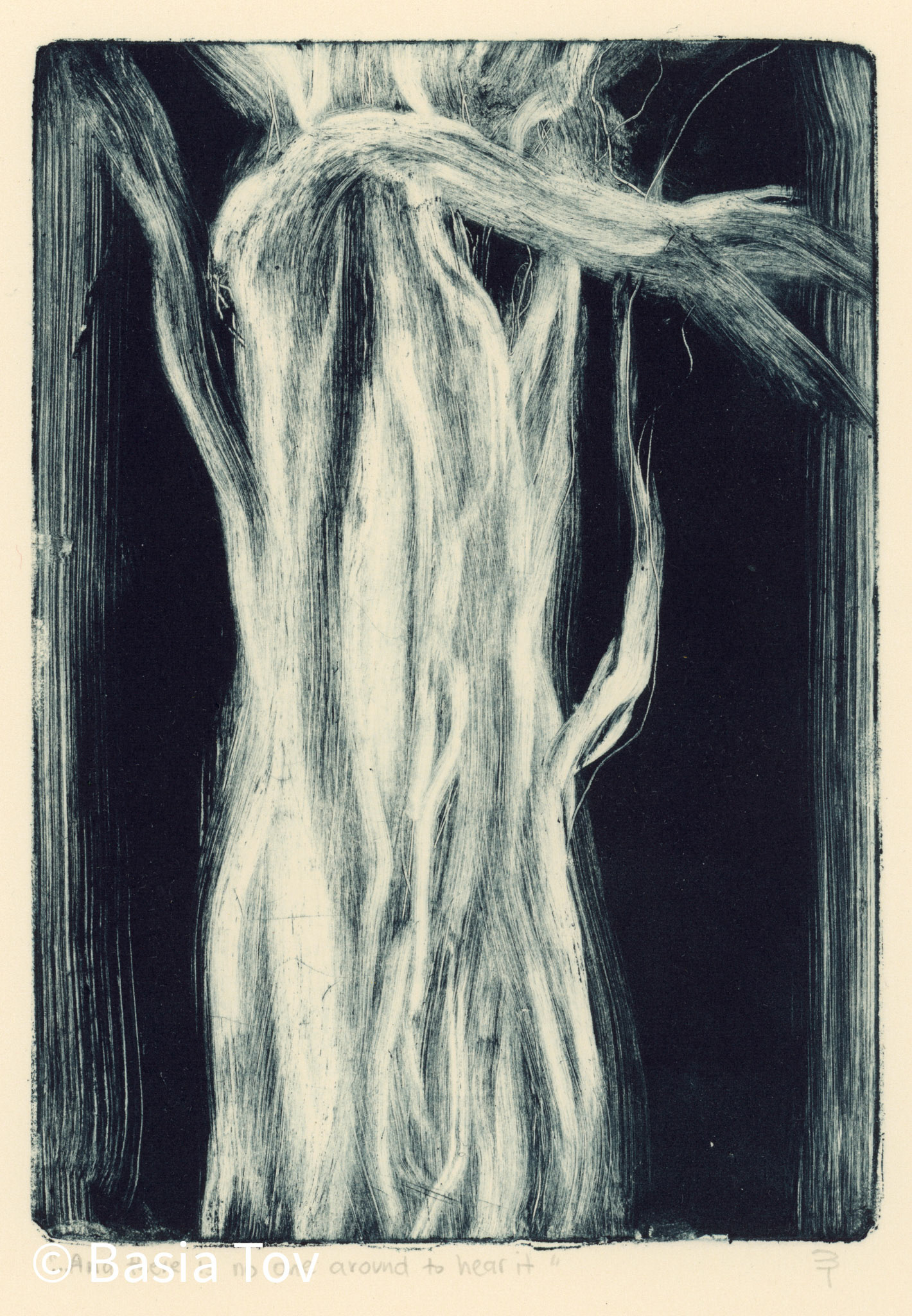 No One Around To Hear It, Print Size 15" x10", $275