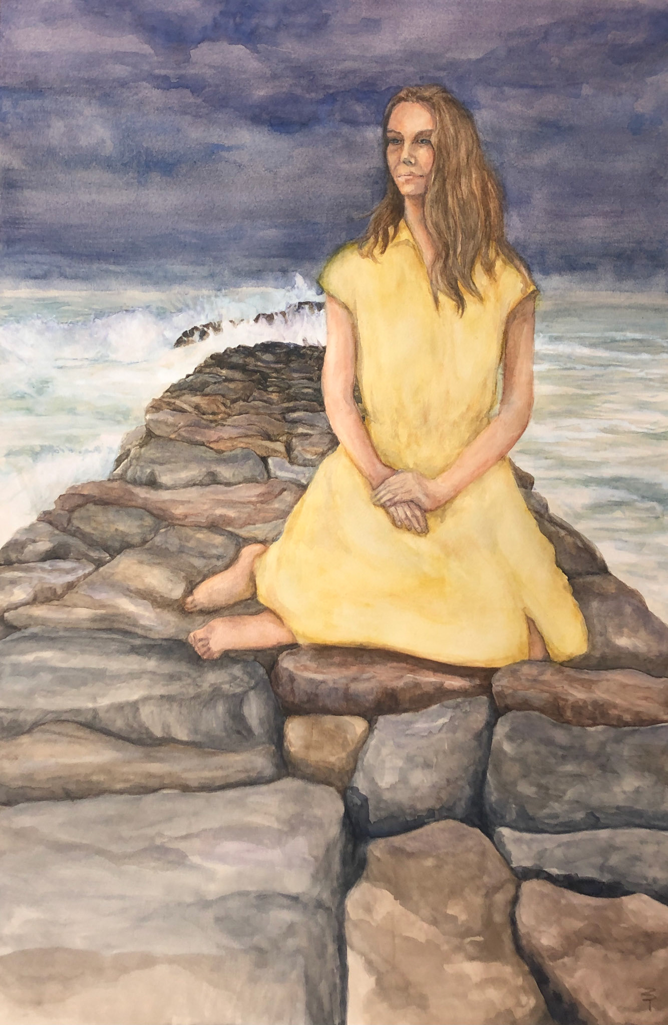 Jetty, Watercolors