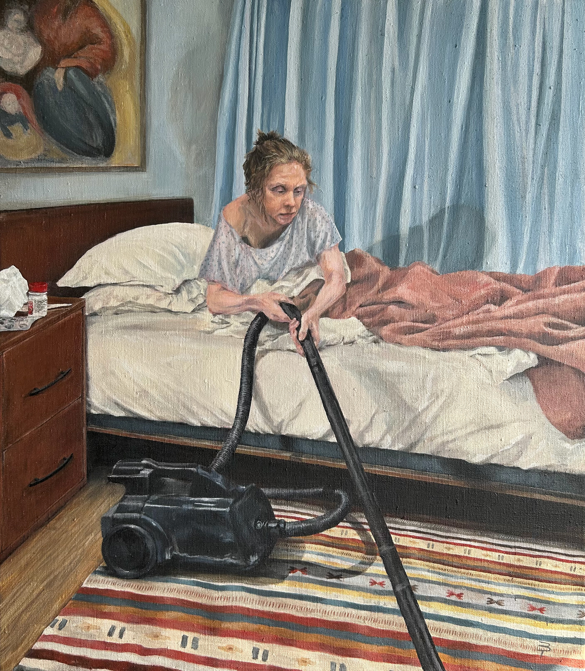 Vacuum, Acrylic on linen