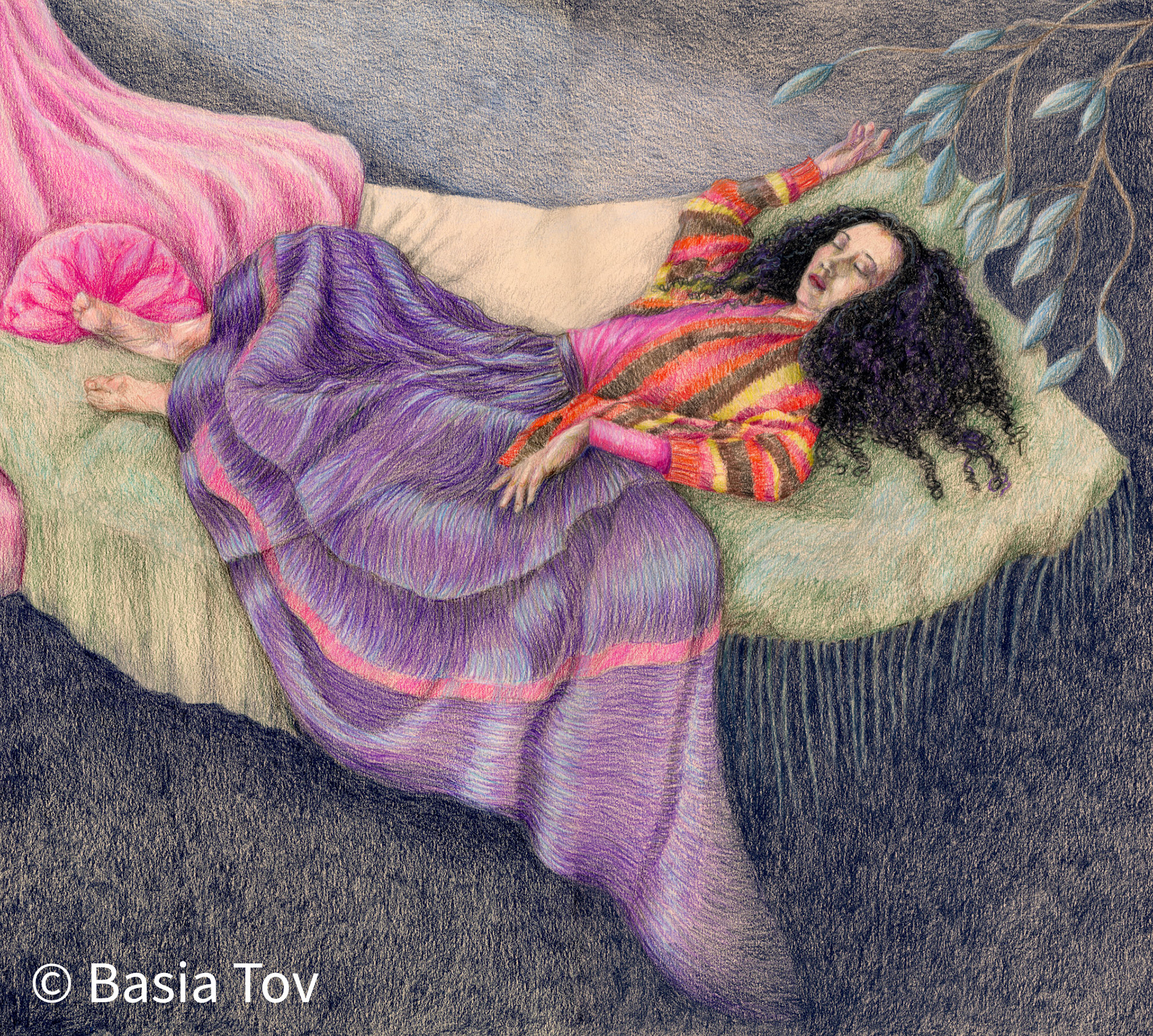 Drifting in My World, Print Size 14" x 16", $290