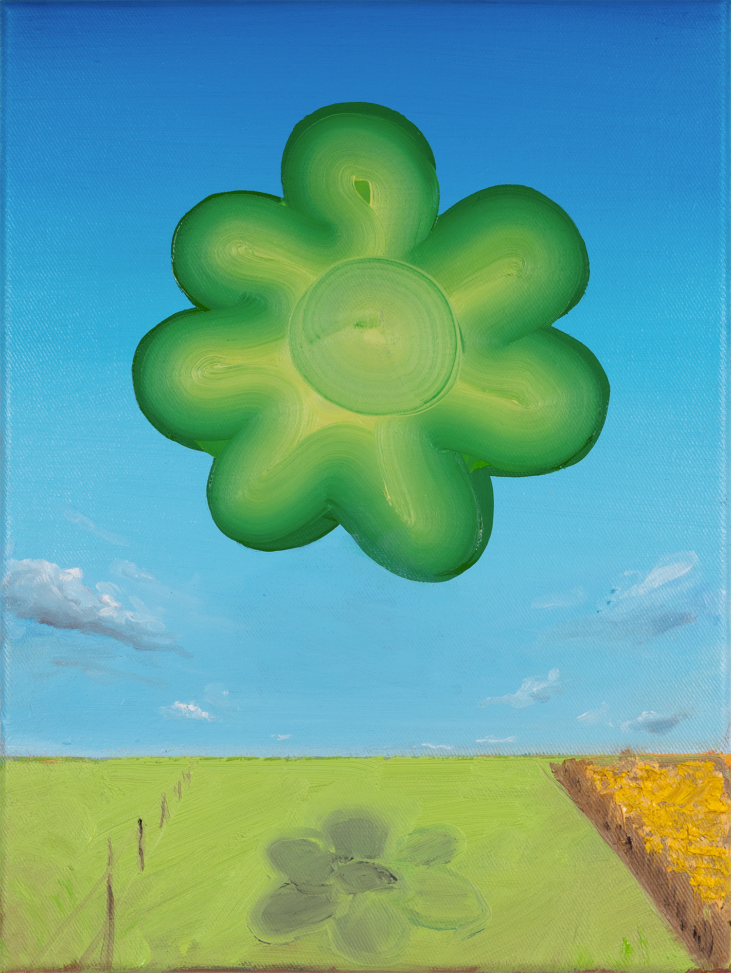 Baum 4, Öl auf Leinwand, 30 × 40 cm, 2025