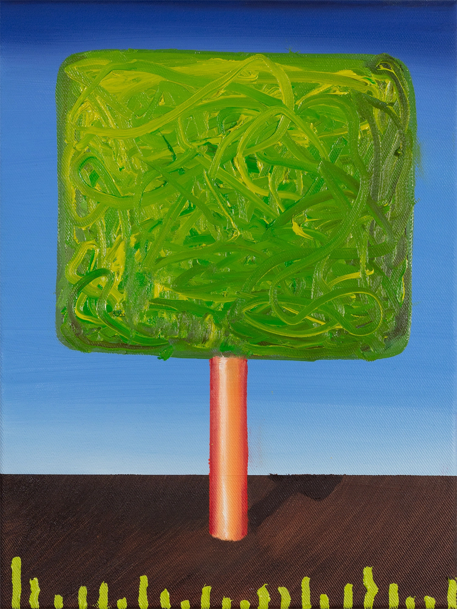 Baum 2, Öl auf Leinwand, 30 × 40 cm, 2025