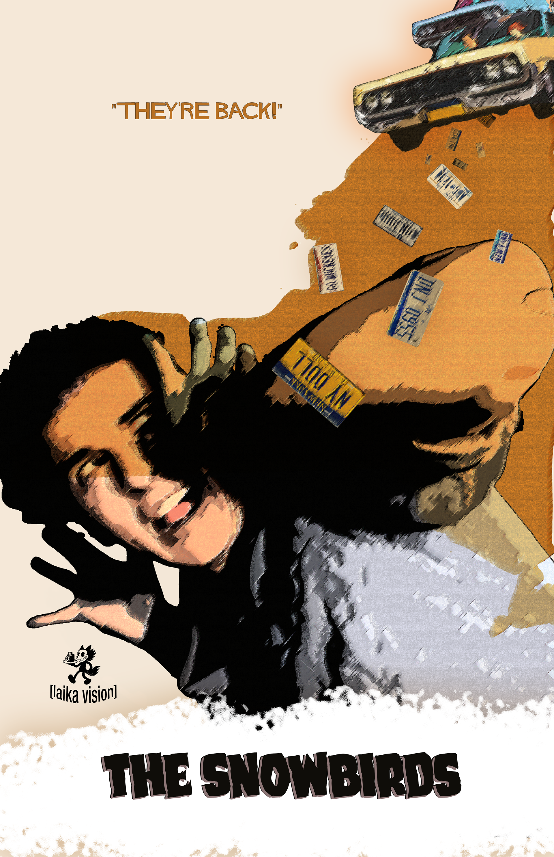 "The Snowbirds" Novelty Poster