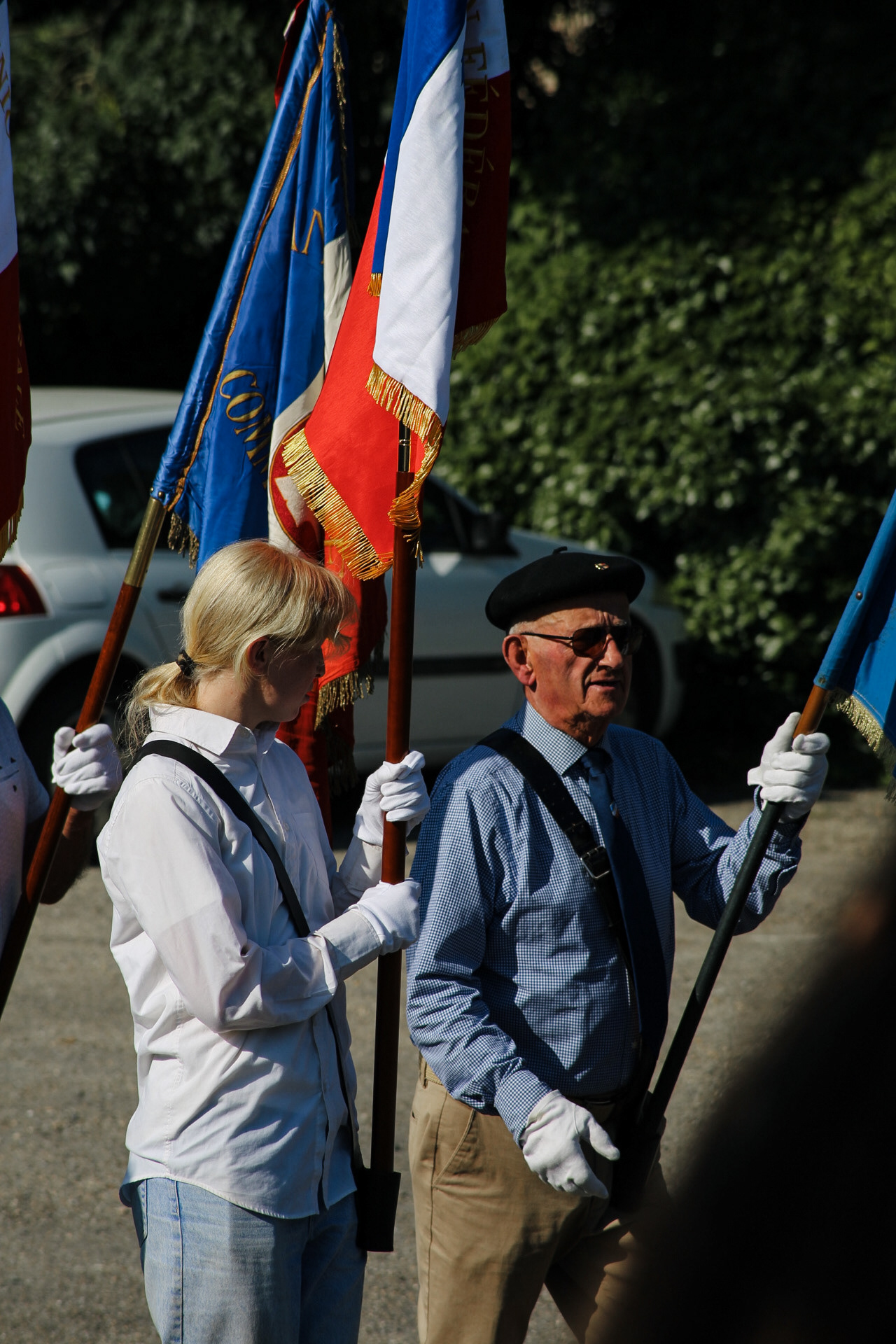 Porte-drapeaux © Fanny Saint-Martin pour Mairie de Meilhan-sur-Garonne