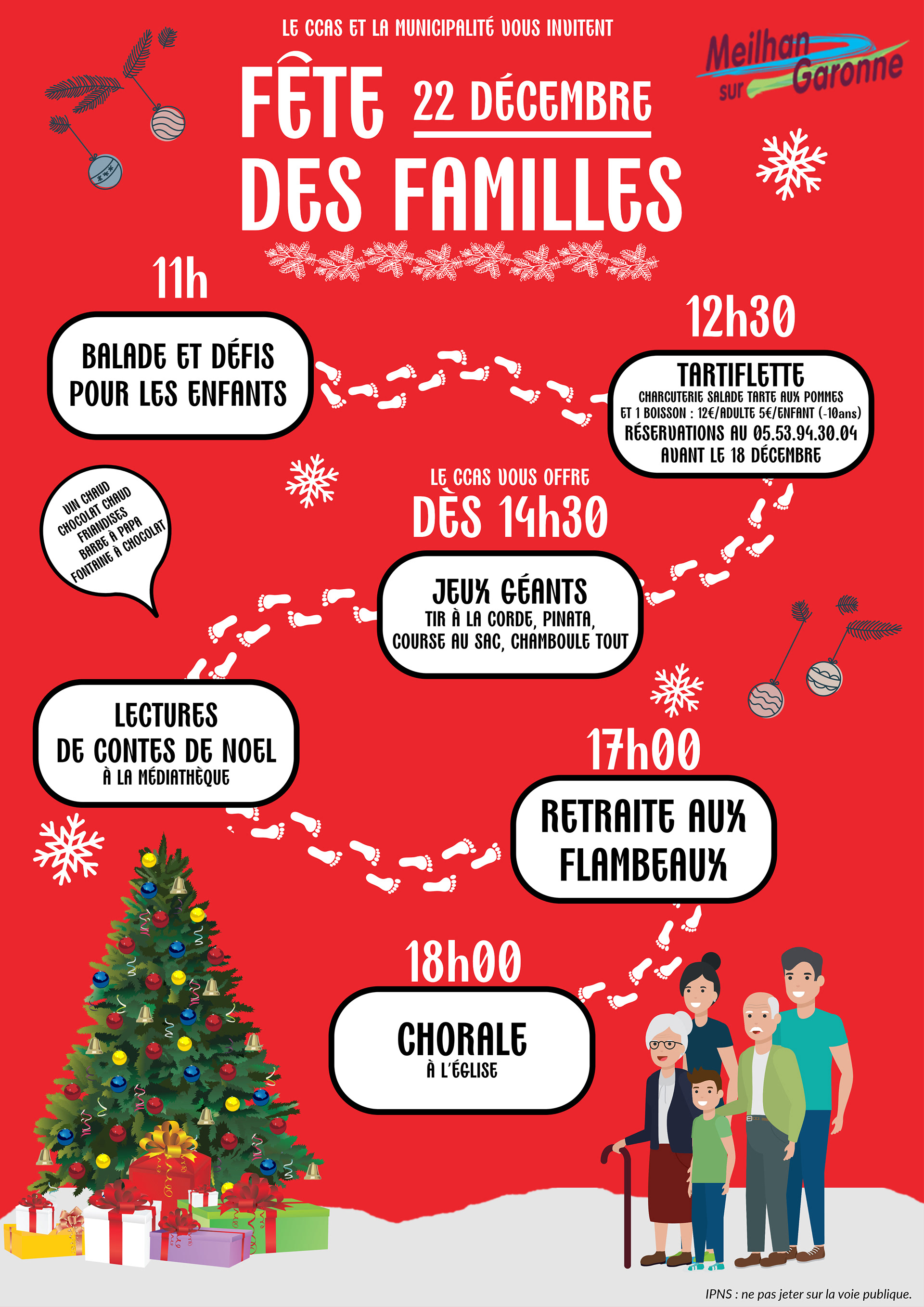 Affiche fête des familles © Fanny Saint-Martin pour Mairie de Meilhan-sur-Garonne