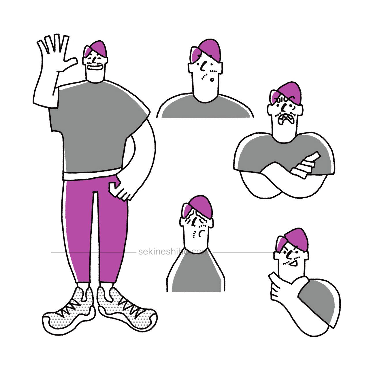 似顔絵キャラクター化イラスト_4