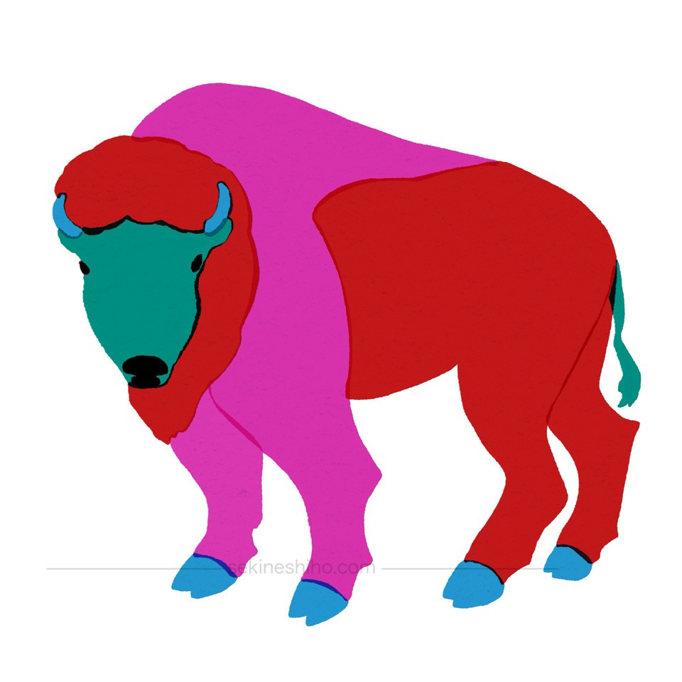 「アメリカバイソン」