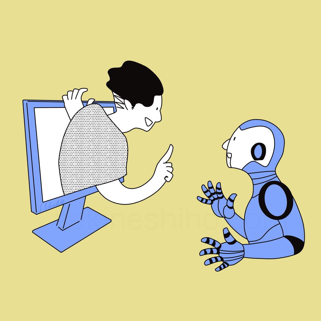 『人とAI』デジタル制作