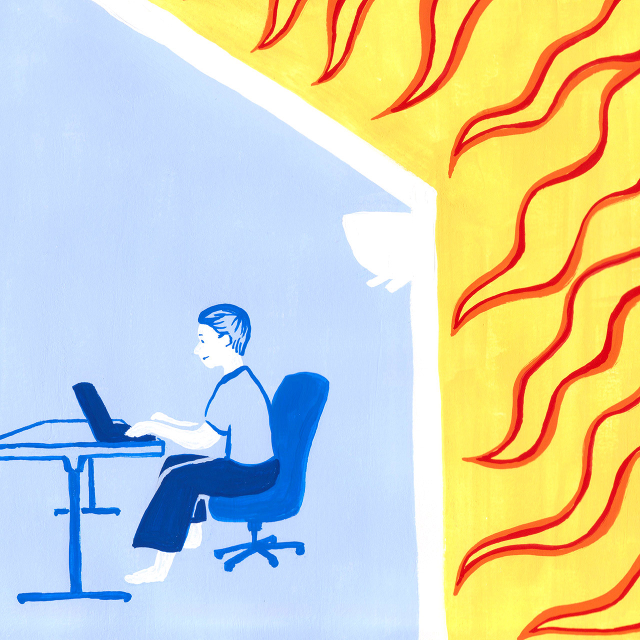 絵日記『猛暑日』