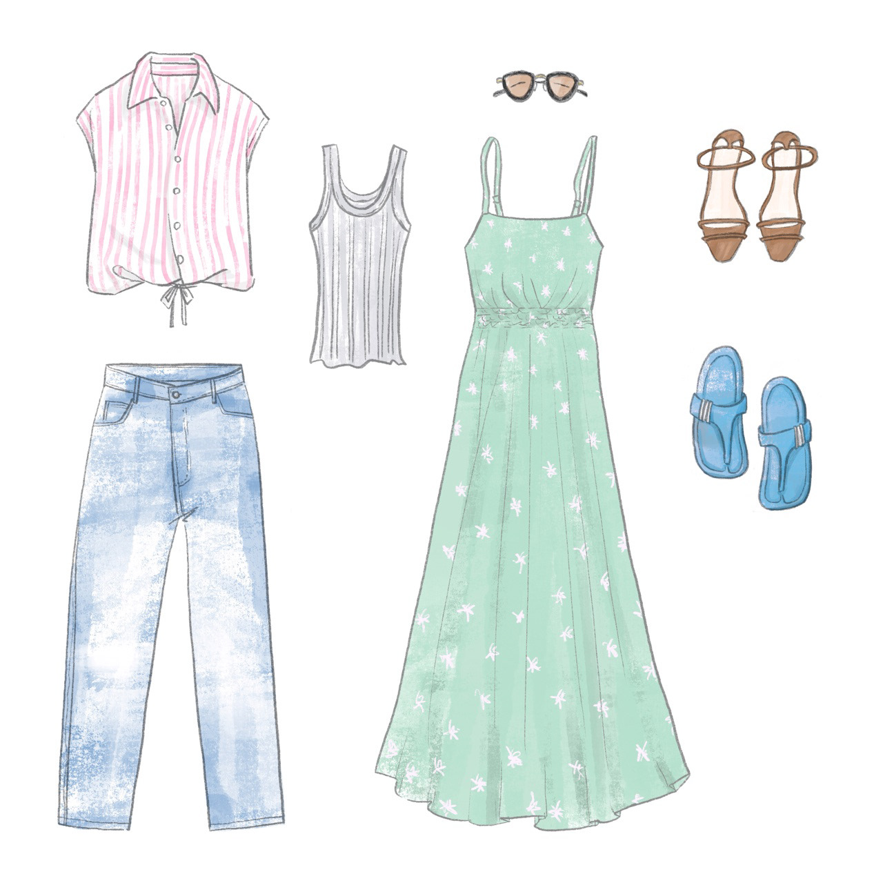 『夏ファッション』