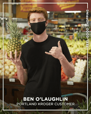 With our safety action plan in place, we’re making sure Ben feels good shopping at his local Kroger, and you should too.