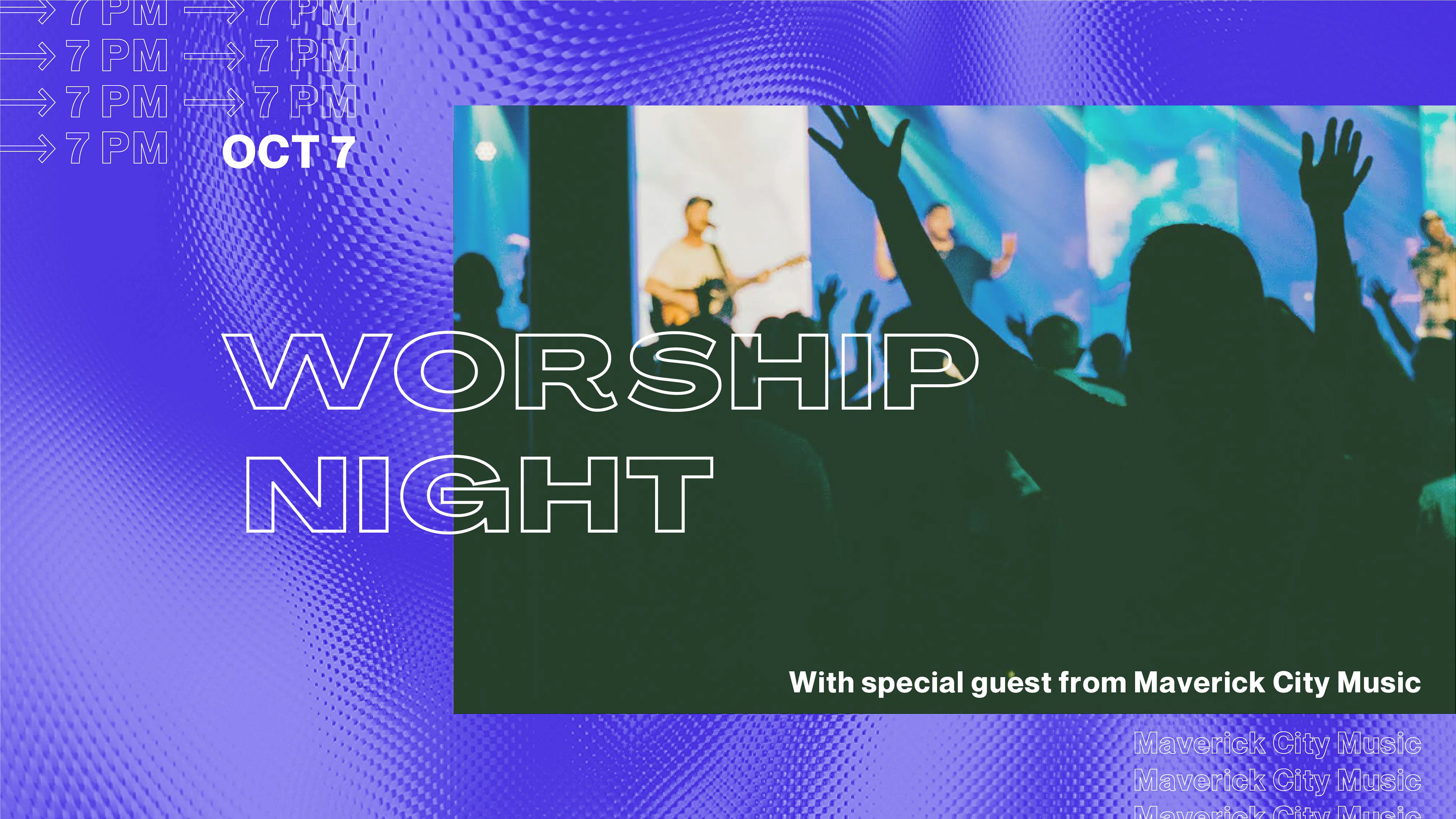 Worship Night Graphic