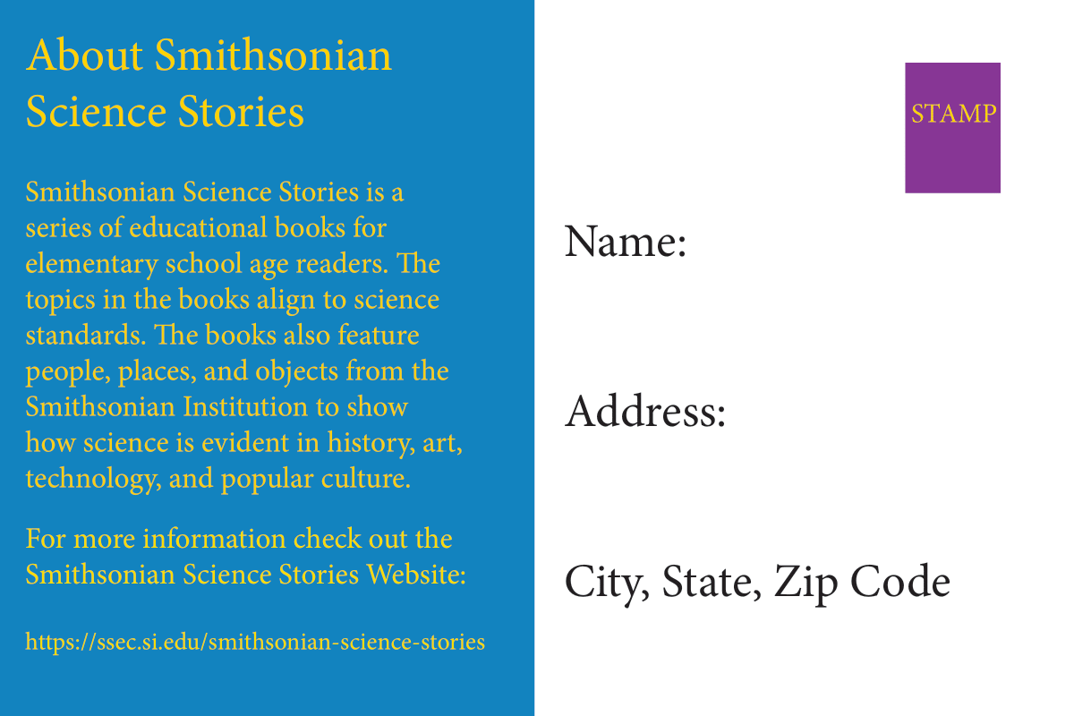 Back Design of the Postcard
