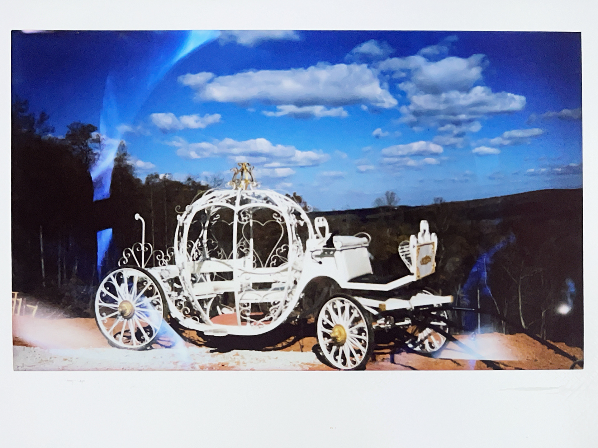 Carriage and Blue Sky Polaroid