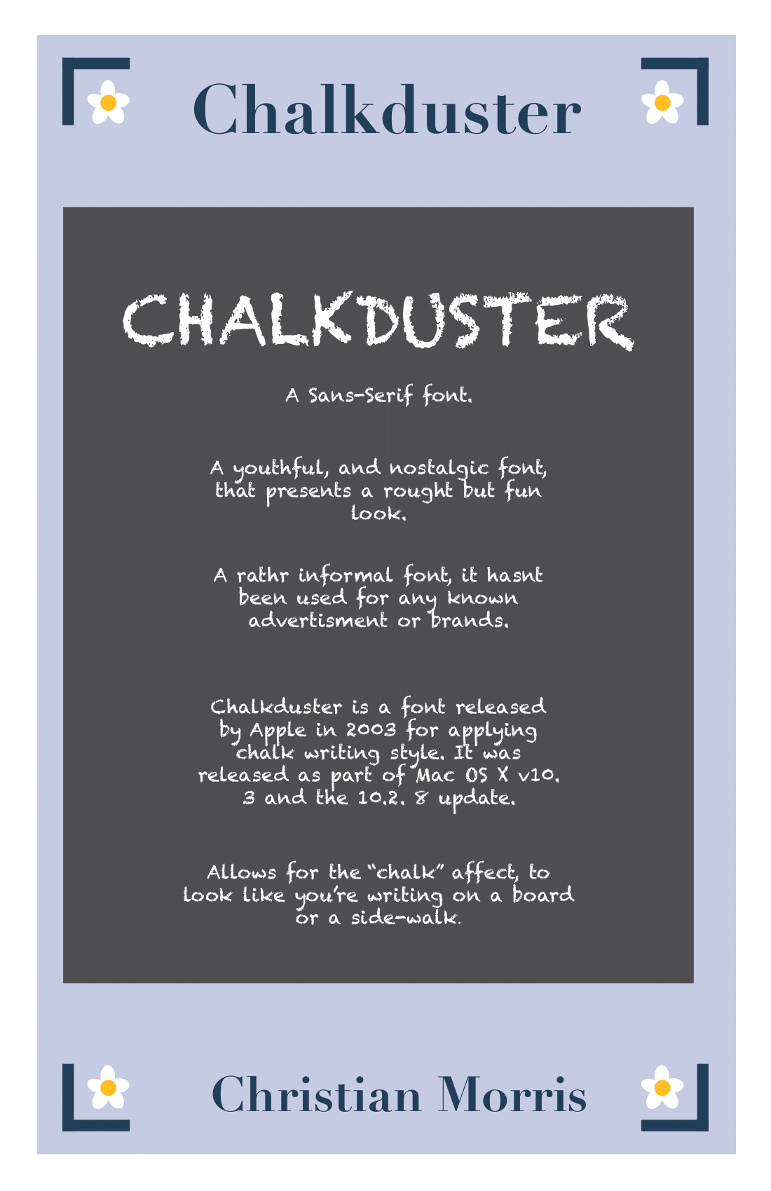 Chalkduster