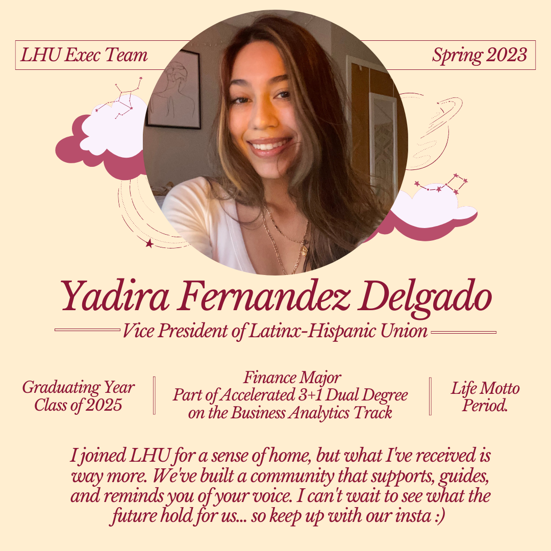 Exec Team 2023: Yadira